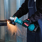 Makita 18V 5.0Ah X2 LXT Lithium‑Ion (36V) Brushless Angle Grinder Kit