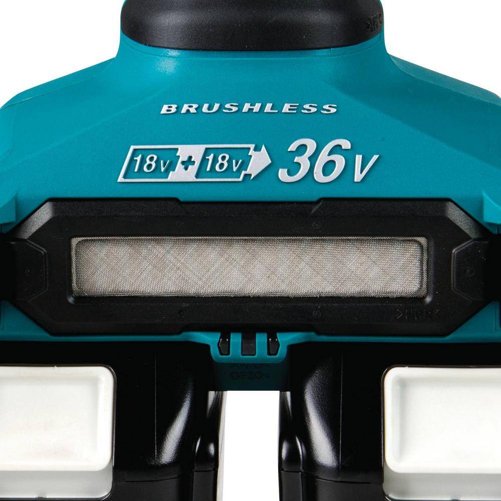 Makita 18V X2 LXT Lithium‑Ion (36V) Brushless Cordless 9 in. Paddle Switch Cut‑Off/Angle Grinder Kit with Electric Brake, 5.0Ah