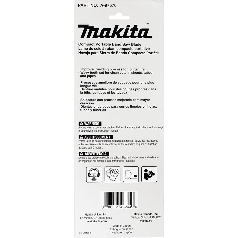 Makita 32-7/8 in. 18 TPI Compact Portable Band Saw Blade, Bi-Metal (For 32-7/8 in. Saws)
