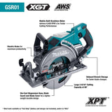 Makita 40V Max XGT Brushless Cordless Rear Handle 7-1/4 in. Circular Saw Kit (4.0 Ah)