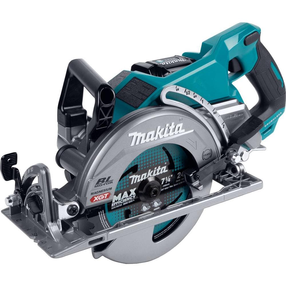 Makita 40V Max XGT Brushless Cordless Rear Handle 7-1/4 in. Circular Saw Kit (4.0 Ah)