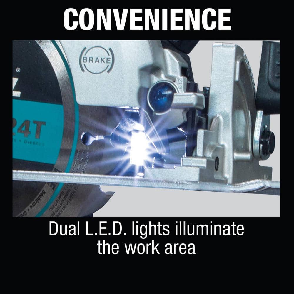 Makita 18V 6-1/2 in. LXT Sub-Compact Lithium-Ion Brushless Cordless Circular Saw (Tool Only)