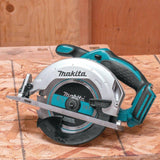 Makita 18V LXT Lithium-Ion Cordless 6-1/2 in. Lightweight Circular Saw and General Purpose Blade (Tool-Only)