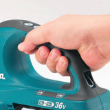 Makita 18V X2 (36V) 208 MPH 155 CFM LXT Lithium‑Ion Cordless Leaf Blower Kit with (2) 5.0Ah Batteries and Dual Port Charger (XBU01PT)