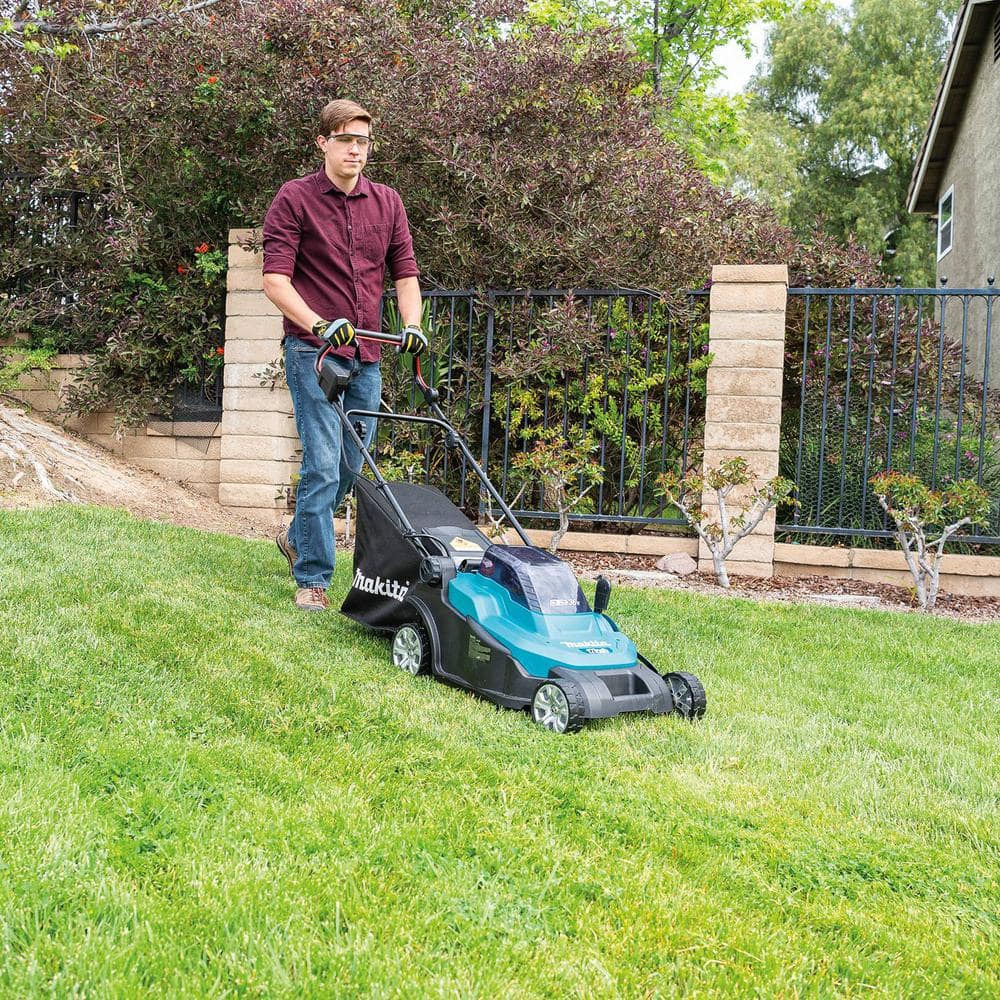 Makita 18V X2 (36V) LXT Cordless 17 in. Residential Lawn Mower Kit (5.0Ah) with bonus 18V LXT 20 L.E.D. Work Light, Light Only