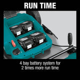Makita 21 in. 18V X2 (36V) LXT Walk Behind Push Lawn Mower Kit with 4 Batteries (5.0 Ah) with 18V X2 (36V) LXT Blower