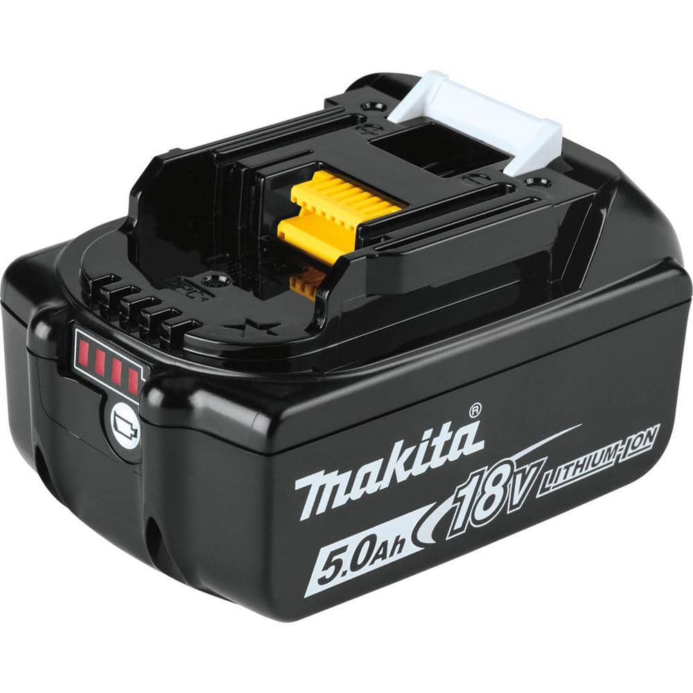 Makita 18V X2(36V) LXT Lithium-Ion Cordless 21 in. Walk Behind Lawn Mower Kit w/4 Batteries 5.0Ah with 18V Blower, Tool Only