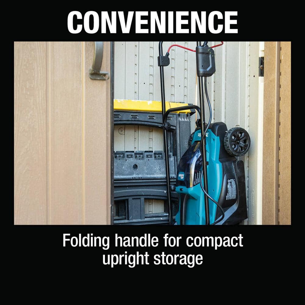 Makita 13 in. 18V LXT Lithium-Ion Cordless Walk Behind Push Lawn Mower Kit (4.0Ah)