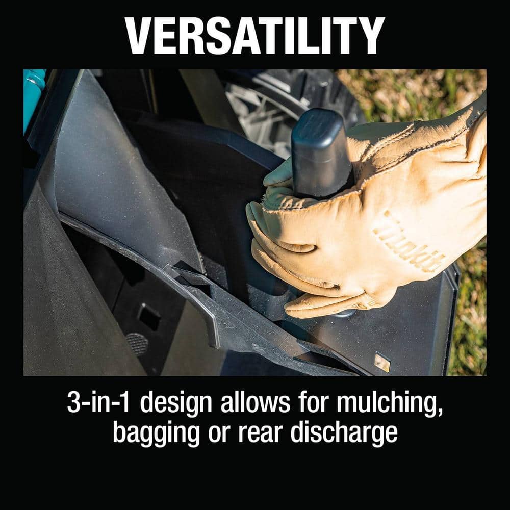 Makita 18V X2 (36V) LXT Lithium-Ion Cordless 19 in. Walk Behind Lawn Mower Kit w/4 batteries (4.0Ah)