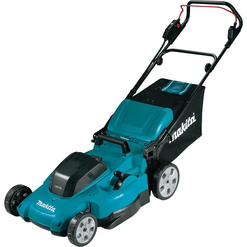 Makita 18V X2 (36V) LXT Lithium-Ion Cordless 19 in. Walk Behind Lawn Mower Kit w/4 batteries (4.0Ah)