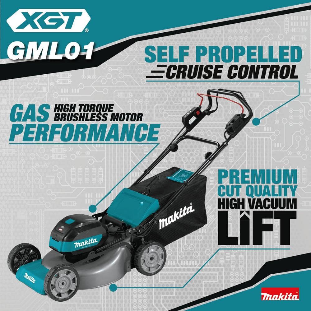 Makita 40V max XGT Brushless Cordless 21 in. Walk Behind Self-Propelled Commercial Lawn Mower (Tool Only)