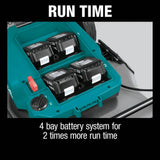 Makita 18 in. 18V X2 (36V) LXT Walk Behind Self Propelled Lawn Mower Kit w/4 Batteries(5.0 Ah) with 18V X2 (36V) LXT Blower
