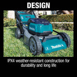 Makita 18 in. 18V X2 (36V) LXT Walk Behind Self Propelled Lawn Mower Kit w/4 Batteries(5.0 Ah) with 18V X2 (36V) LXT Blower