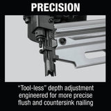 Makita Pneumatic 3-1/2 in. 21° Full Round Head Corded Framing Nailer