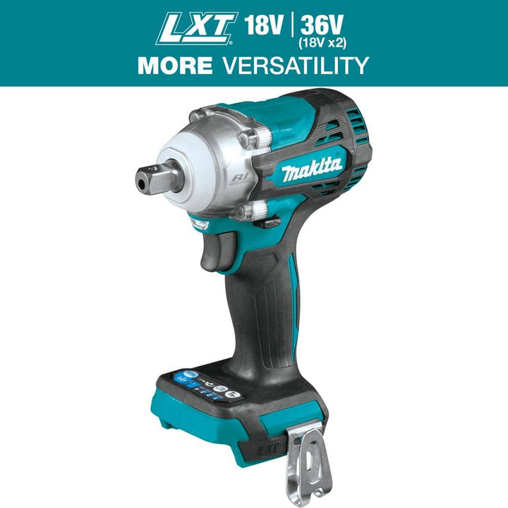 Makita 18V LXT Lithium-Ion Brushless Cordless 4-Speed 1/2 in. Impact Wrench with Detent Anvil (Tool-Only)