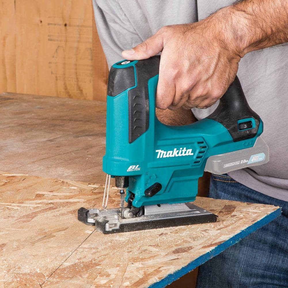Makita 12V max CXT Lithium‑Ion Brushless Cordless Top Handle Jig Saw (Tool Only)