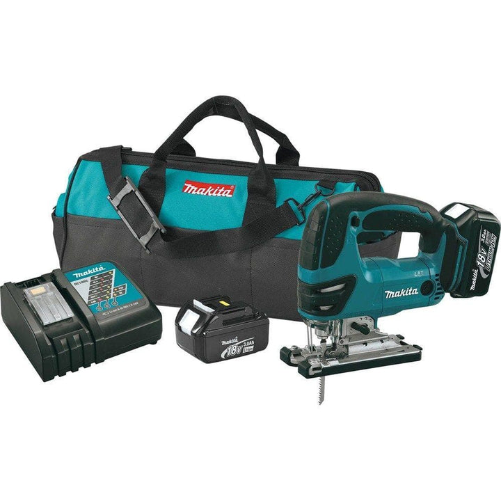 Makita 18V LXT Lithium‑Ion Cordless Jig Saw Kit (XVJ03)