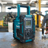 Makita 18V LXT/12V max CXT Lithium-Ion Cordless Bluetooth Job Site Charger/Radio, Tool Only