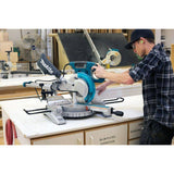 Makita 10 in. Dual Slide Compound Miter Saw with 10 in. x 80T Micro-Polished Miter Saw Blade