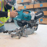 Makita 40V Max XGT Brushless Cordless 8-1/2 in. Dual-Bevel Sliding Compound Miter Saw, AWS Capable (Tool Only)