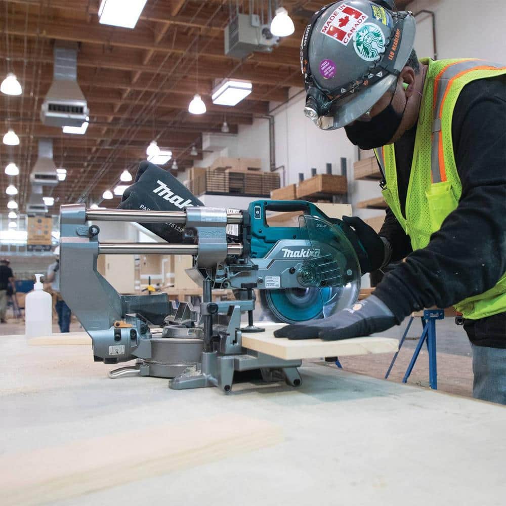 Makita 40V Max XGT Brushless Cordless 8-1/2 in. Dual-Bevel Sliding Compound Miter Saw, AWS Capable (Tool Only)