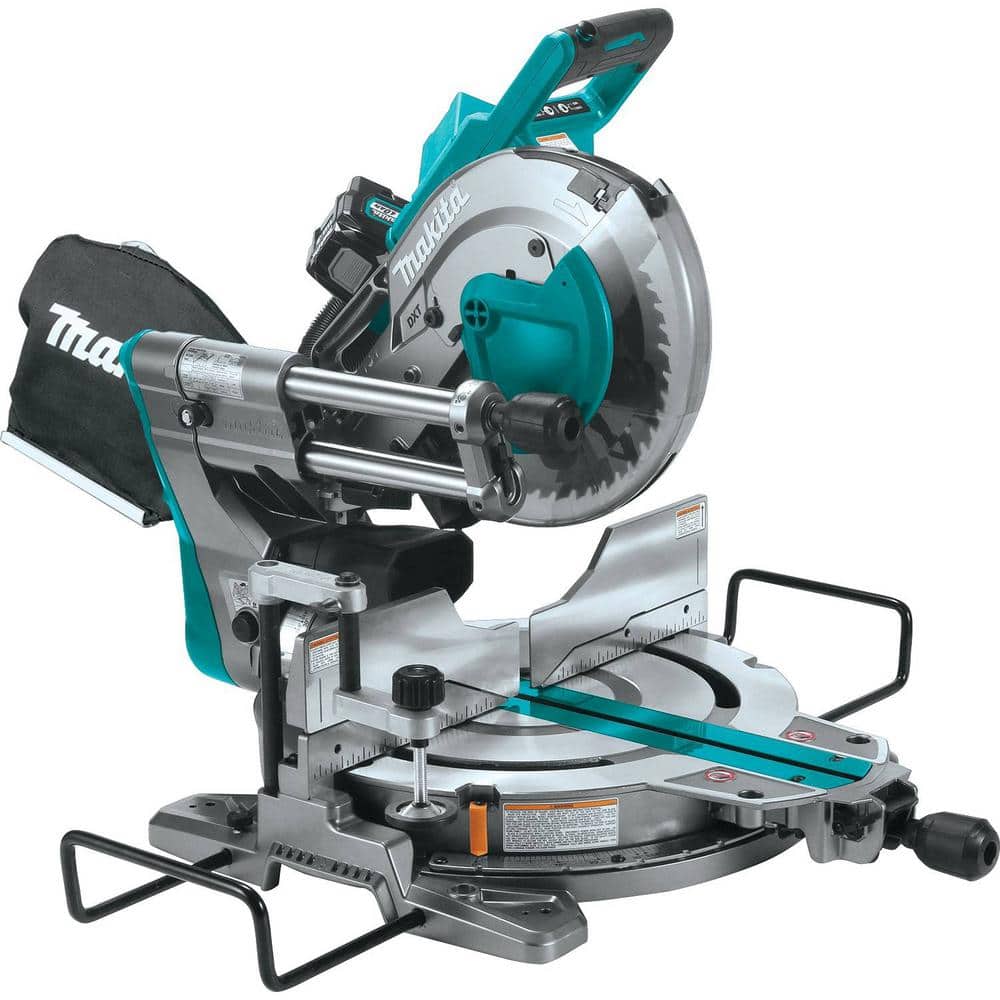Makita 40V max XGT Brushless Cordless 10 in. Dual-Bevel Sliding Compound Miter Saw Kit, AWS Capable (4.0Ah)
