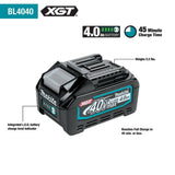 Makita 40V max XGT Brushless Cordless Deep Cut Portable Band Saw Kit, 4.0Ah