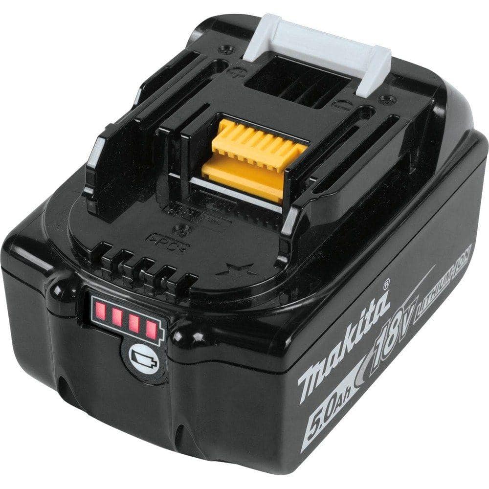 Makita 18V 5.0Ah LXT Lithium‑Ion Battery and Rapid Charger Starter Pack (BL1850B + DC18RC)