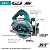 Makita 40V Max XGT Brushless Cordless 4-Piece Combo Kit (Hammer Driver-Drill/Impact Driver/Circ Saw/Flashlight) 2.5Ah/4.0Ah