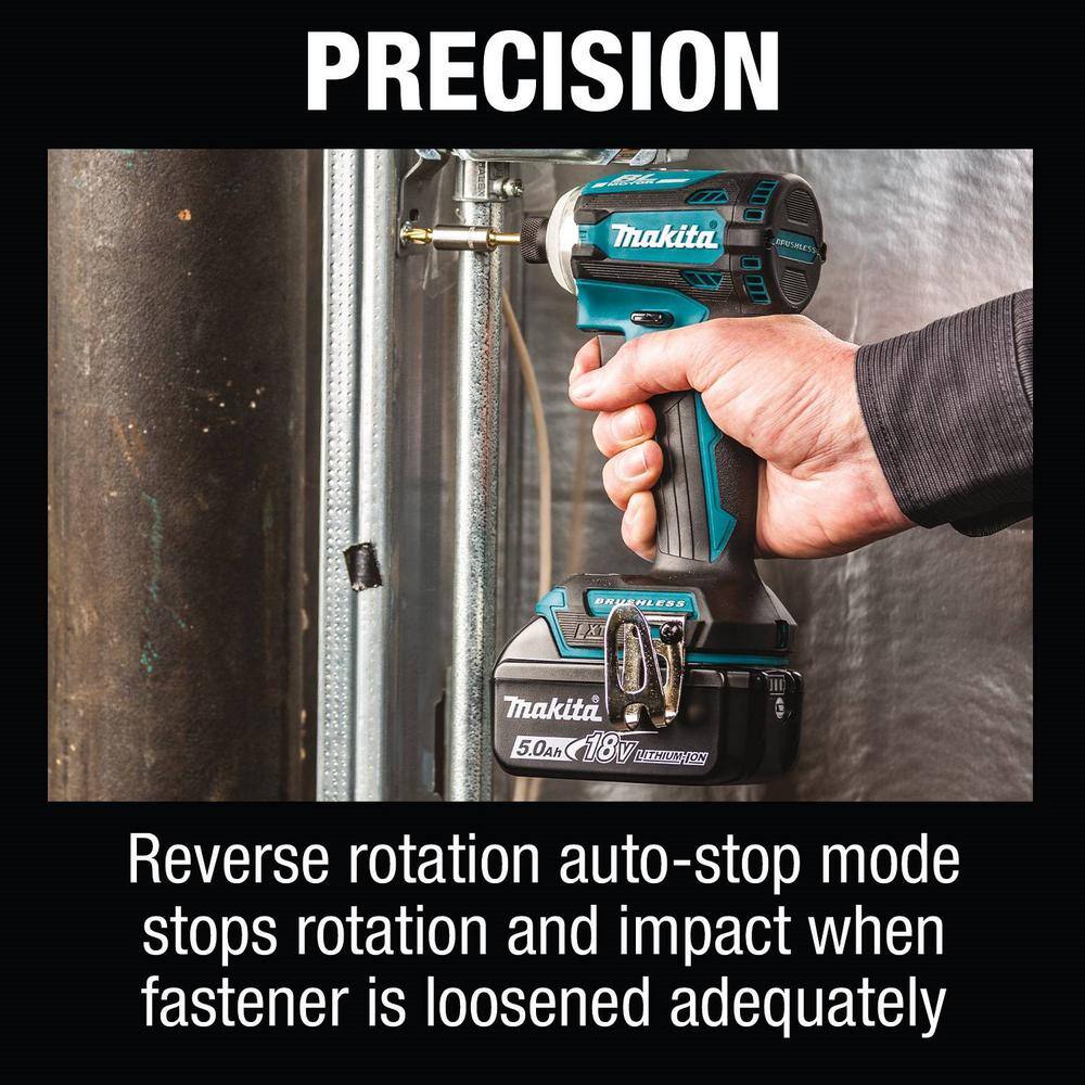 Makita 18V LXT Lithium-Ion Brushless Cordless Combo Kit 5.0 Ah (2-Piece) with bonus 18V LXT Lithium-Ion Reciprocating Saw