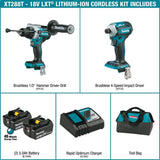 Makita 18V LXT Lithium-Ion Brushless Cordless Combo Kit 5.0 Ah (2-Piece) with bonus 18V LXT Lithium-Ion Reciprocating Saw