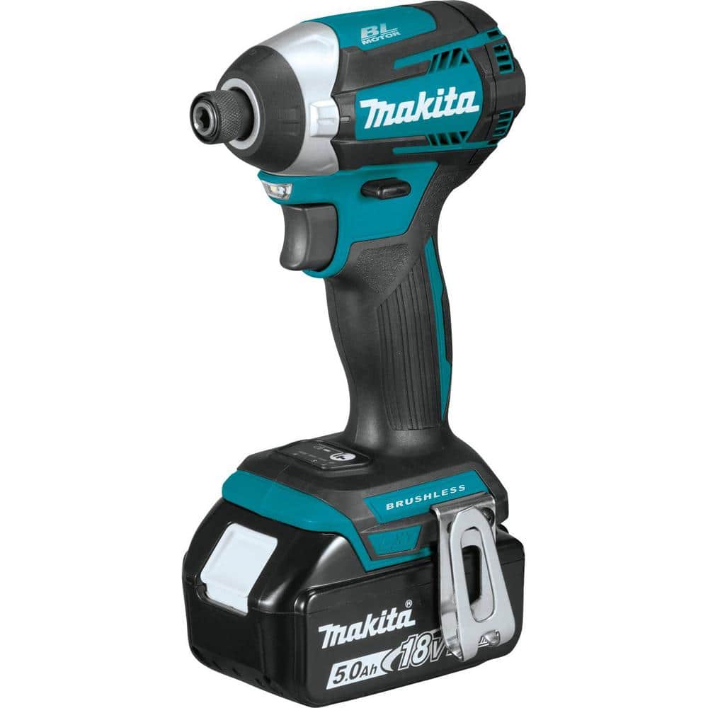 Makita 18V LXT Lithium-Ion Brushless Cordless Combo Kit (Hammer Drill/ Impact Driver/ Circular Saw/ Flashlight) 5.0Ah