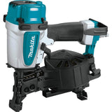 Makita 15 Degree 1-3/4 in. Pneumatic Coil Roofing Nailer, AN454