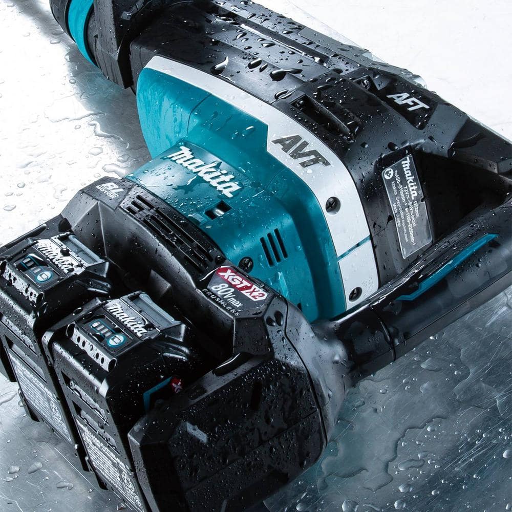 Makita 40V max X2 XGT (80V max) Brushless Cordless 2 in. AVT Rotary Hammer Kit, AFT, AWS Capable (4.0 Ah)
