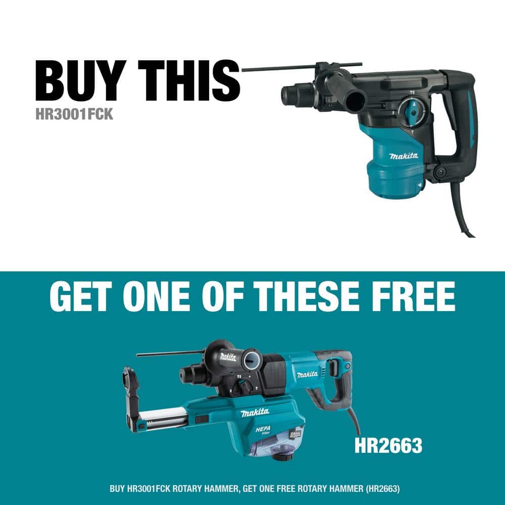 Makita 7.5 Amp 1-3/16 in. Rotary Hammer