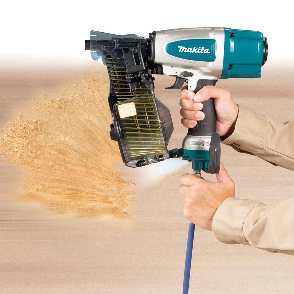 Makita Pneumatic 2-1/2 in. 15° Siding Coil Nailer