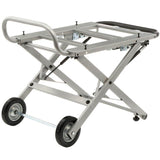 Makita Portable Table Saw Stand, Adjustable Foldable Stand with Wheels