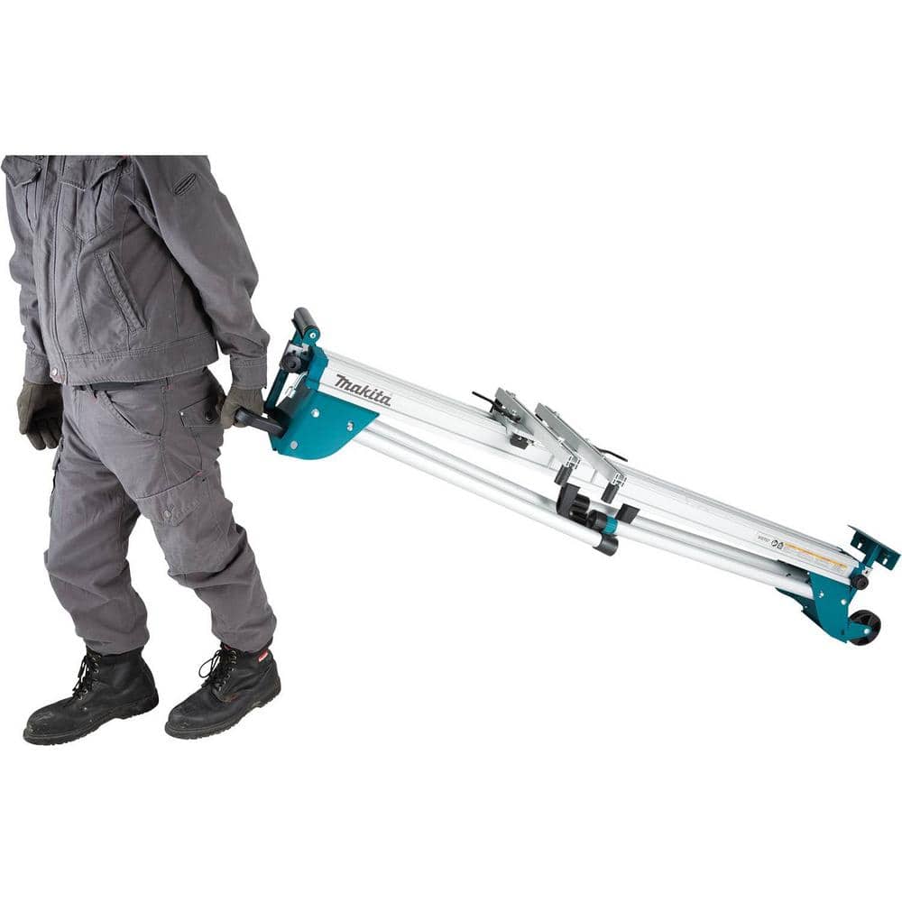 Makita 33.5 in. x 69.5 in. Folding Rolling Miter Saw Stand (WST07)