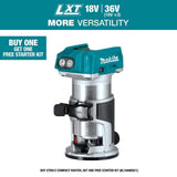 Makita 18V LXT Lithium-Ion Brushless Cordless Variable Speed Compact Router with Built-In LED Light (Tool Only)