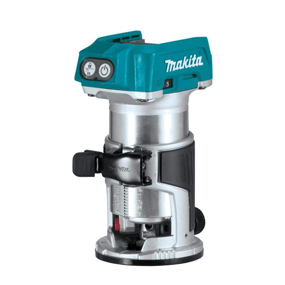 Makita 18V LXT Lithium-Ion Brushless Cordless Variable Speed Compact Router with Built-In LED Light (Tool Only)