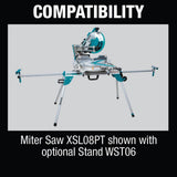 Makita 18V X2 LXT (36V) Brushless 12 in. Dual‑Bevel Sliding Compound Miter Saw with Bonus Compact Folding Miter Saw Stand