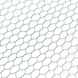 maocao hoom Large Size Galvanized Hexagonal Floral Green Chicken Wire, Outdoor Anti-Rust Chicken Wire Poultry Netting for Garden