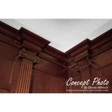 Ekena Millwork 4-3/4 in. x 94-1/2 in. x 4-7/8 in. Unfinished Wood Maple Lanarkshire Carved Crown Moulding