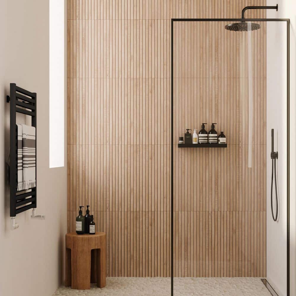Montgomery Ribbon Maple 24 in. x 48 in. Matte Porcelain Floor and Wall Tile (15.49 sq. ft./Case)