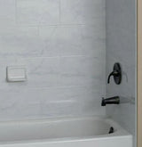 Daltile Marissa Carrara 3 in. x 10 in. Ceramic Bullnose Wall Tile (0.208 sq. ft./ piece) - Super Arbor