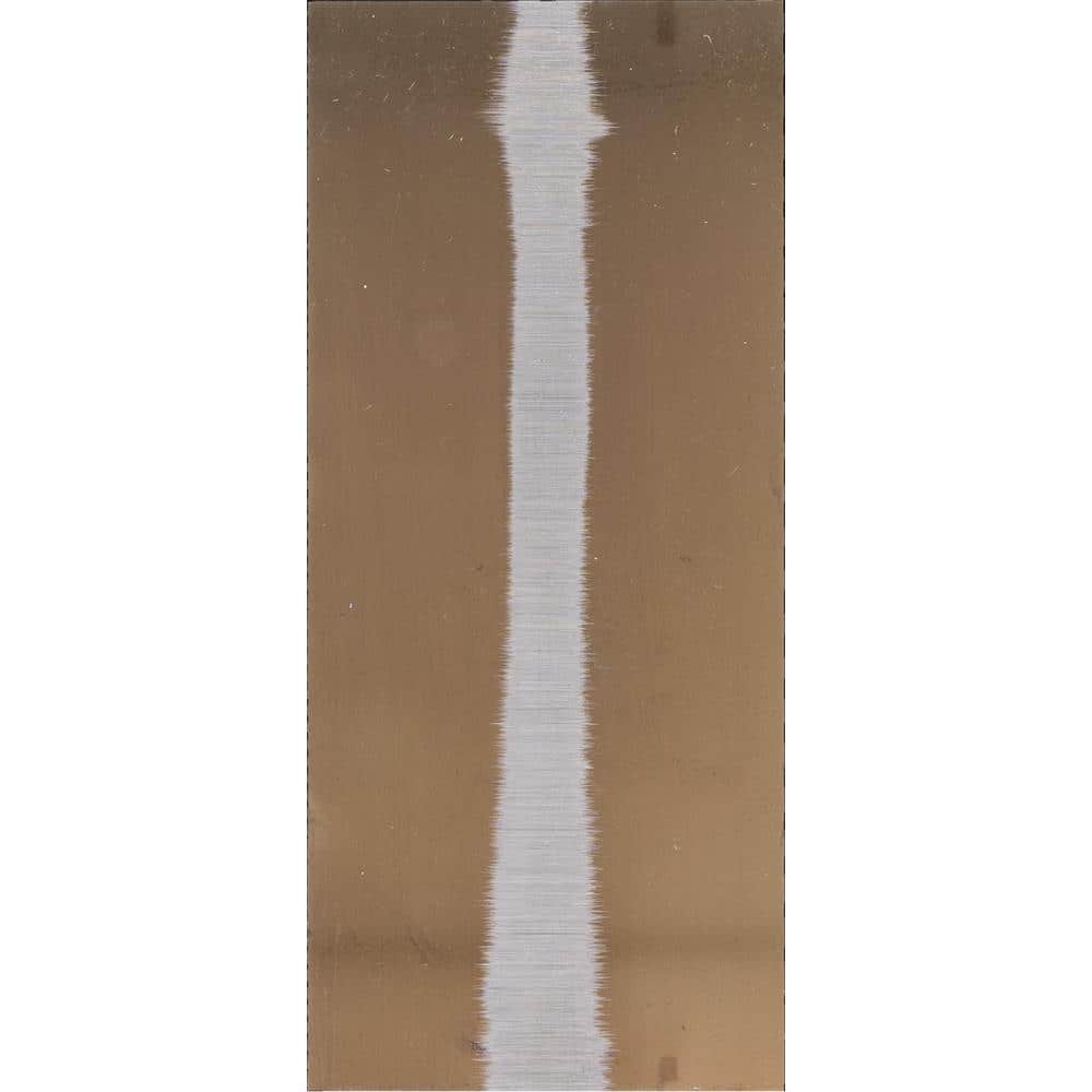 MARSHALLTOWN 5 in. x 12 in. Curry Style Golden Stainless Steel Trowel with Camel Back Wood Handle