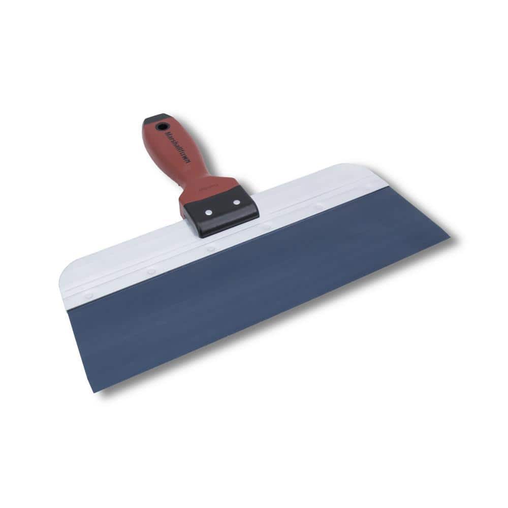 MARSHALLTOWN 12 in. x 3 in. Blue Steel Tape Knife with DuraSoft Handle
