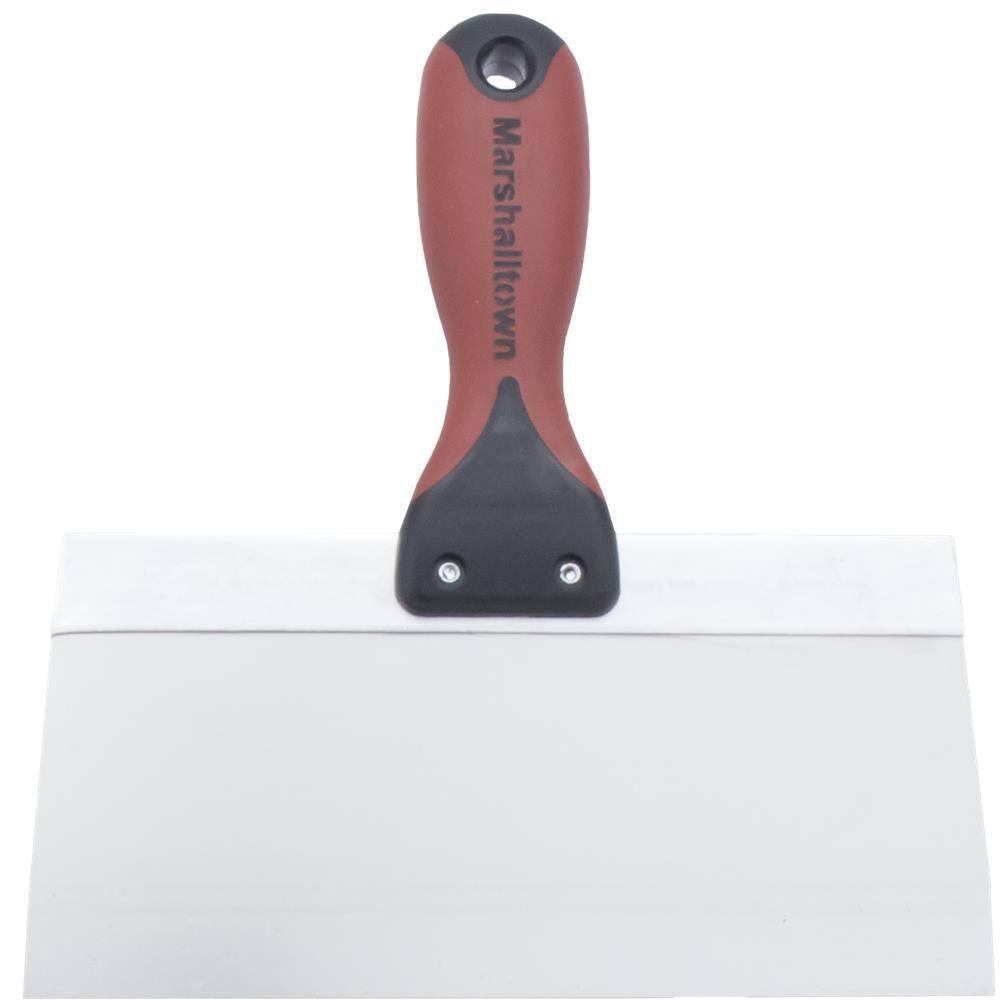 Marshalltown 8-in Stainless Steel Taping Knife with DuraSoft II Handle (4508SD-L)