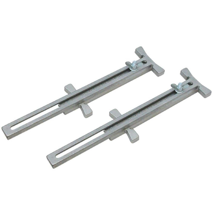 Marshalltown 4 in. to 12 in. Adjustable Aluminum Line Stretchers (Pair)