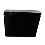 ANGELES HOME Matte Black Smart Toilet with Bidet, Remote & Auto Flush